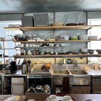 Eclectic kitchen   at Shokudo Hitoto in Fukushima