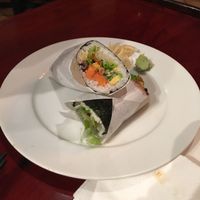 Vegan sushi burrito  at Sushi Loku in Vancouver