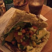 Casse Croute with veggies (6,50€) at Picknick Cafe Bar in Frankfurt