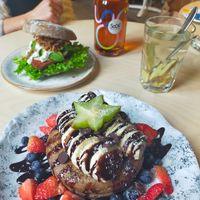 Pancakes and bagels at Olivia's Maastricht in Maastricht