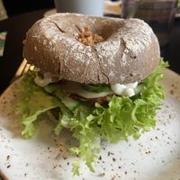 Delicious vegan avocado BLT sandwich   at Olivia's Maastricht in Maastricht