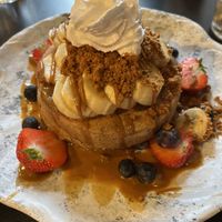 Biscoff pancakes- vegan 🌱  #Veganuary at Olivia's Maastricht in Maastricht