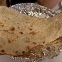 Vegan garlic naan. Pretty good!  at Dosa King in Bangkok