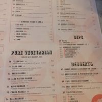 Menu part 2 - English at eatDOORI - Kaiserstrasse in Frankfurt