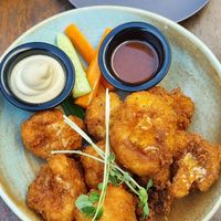 Cauliflower wings at Zivago in Oulu