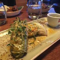 Cabbage rolls with Tempeh at Zivago in Oulu