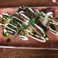 Beer glazed tofu and cauliflower at Zivago in Oulu