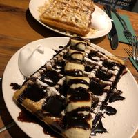 Vegan waffles!! at SpringInsFeld in Munich