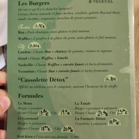 Menu Burger 2025-09-04 at Cocoelle Patisserie Vegetale in Besancon