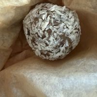 Coconut Date ball  at Pattycake Bakery in Columbus