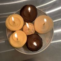 Amazing vegan cupcakes! Also the biggest cupcake I’ve ever had 🤩 at Pattycake Bakery in Columbus