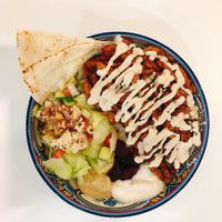 Mama’s shawarma plate at Dar Nabati in Oakville