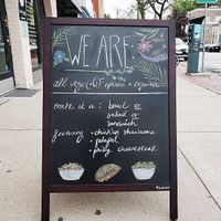 Other side of sign!  at Dar Nabati in Oakville