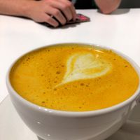 Turmeric latte at Dar Nabati in Oakville