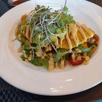 Yuca omlete special at Moku Roots in Kula