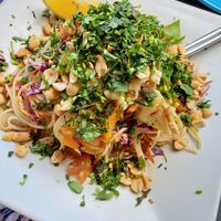 Green Papaya Salad - So fresh, filling and delicious! at Moku Roots in Kula