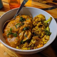 Curry Bowl at Moku Roots in Kula