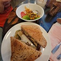 Reuben and Buffalo Cauliflower at Moku Roots in Kula