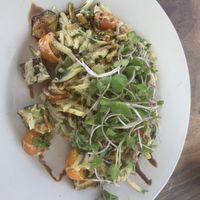 Zucchini Alfredo  at Moku Roots in Kula