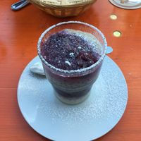 vanilla poppy seed dessert  at Striese Bar in Augsburg