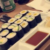 Vegan sushi platter  at Hoshi Sushi in Augsburg