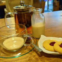 Mini cookies to go with tea at Number Forty Four in Kirkby Lonsdale
