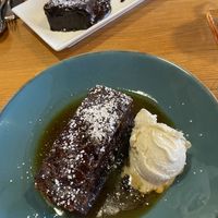 Spiced apple cake and chocolate fudge cake at Number Forty Four in Kirkby Lonsdale