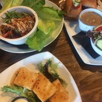 mushroom dip in the top right is my favourtie. at 97 Street Pub in Kelowna