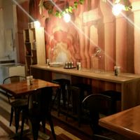 Inside at Prashad Cafe in Cape Town