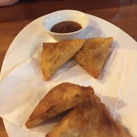 Samosas at Prashad Cafe in Cape Town