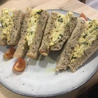 This vegan egg sandwich was so good I had to check with the staff that it wasn’t real egg at The Garden Cafe and Takeaway in Kendal