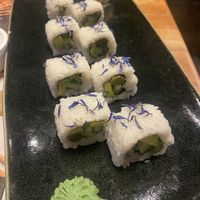 Sushi with asparagus   at Wagamama in Limassol