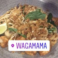 Udon stir fry (not on the menu we just asked for it) at Wagamama in Limassol