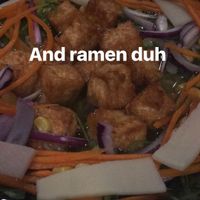 Ramen soup ask for vegan  at Wagamama in Limassol