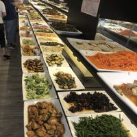 Variety of veggies  at Sushi Zìzhucan 素食自助餐  - Zuoying District in Kaohsiung