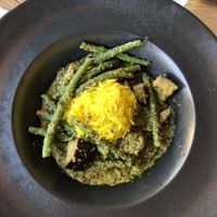 curry with aubergine   at The Herringbone in North Berwick