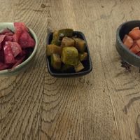 Pickles at Ka Vegan Udon & Sushi in Krakow