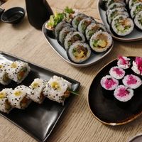 Sushi mix at Ka Vegan Udon & Sushi in Krakow