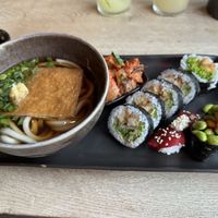 Lunch  at Ka Vegan Udon & Sushi in Krakow