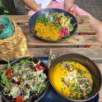 Daily combo with soup at Nirvana in Riga