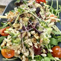 Raw plate as part of lunch deal   at Nirvana in Riga