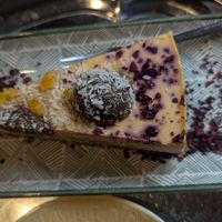 Banana cheesecake at Nirvana in Riga