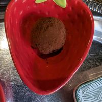 Chocolate truffle at Nirvana in Riga