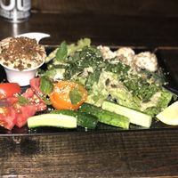 Greens- super delicious and fresh!  at Nirvana in Riga