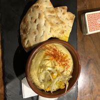 humus   at Ubik Café in Valencia