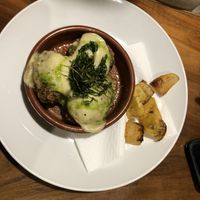 meatballs (not really good, wouldn’t recommend)  at Ubik Café in Valencia