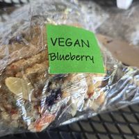 Baked items are marked. Vegan cookies and brownies available too. at Delta Of Venus in Davis