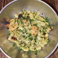 Butter Bean Panzanella at Sorghum & Salt in Charleston