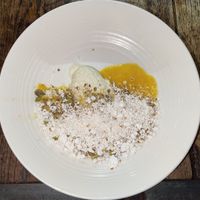 White Chocolate Mousse at Sorghum & Salt in Charleston