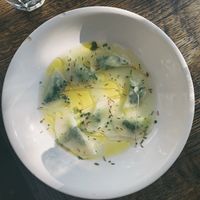 Cucumber dumplings at Sorghum and Salt at Sorghum & Salt in Charleston